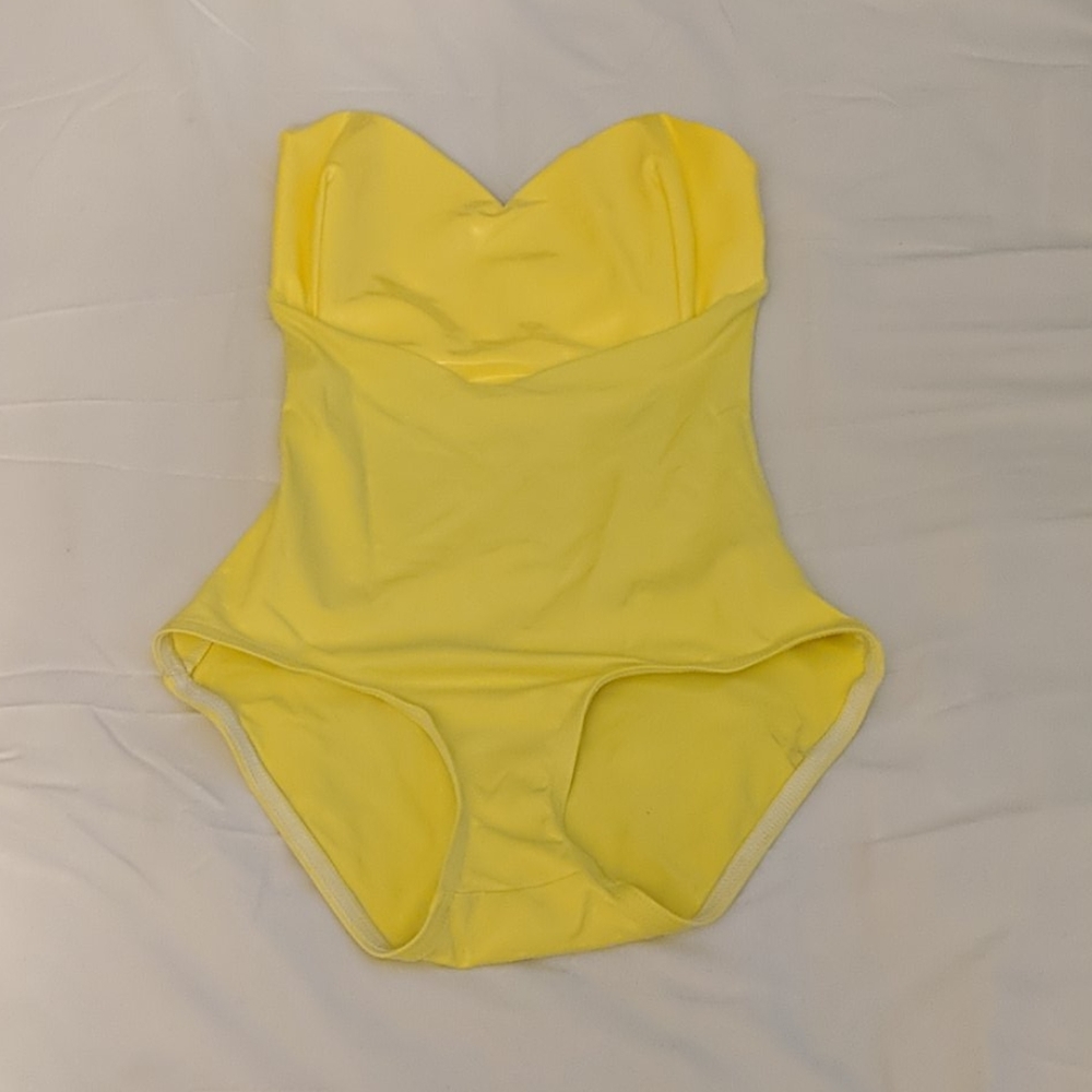 Black milk lemon sweetheart bodysuit xxs new
